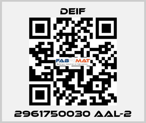 2961750030 AAL-2 Deif