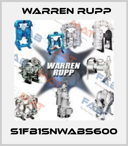 S1FB1SNWABS600 Warren Rupp