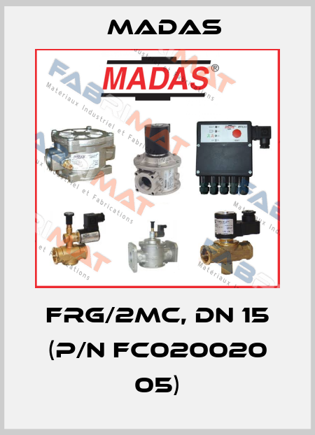 FRG/2MC, DN 15 (p/n FC020020 05) Madas