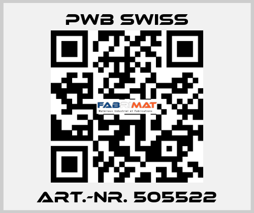 Art.-Nr. 505522 PWB Swiss