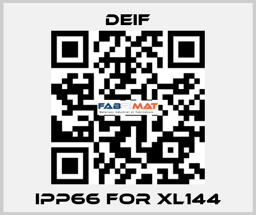 IPP66 for XL144 Deif