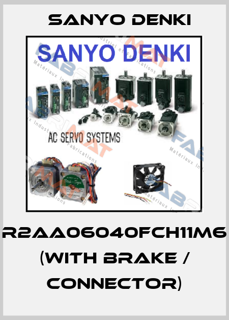 R2AA06040FCH11M6 (with brake / connector) Sanyo Denki