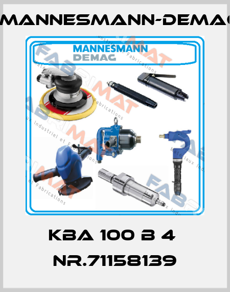 KBA 100 B 4  Nr.71158139 Mannesmann-Demag
