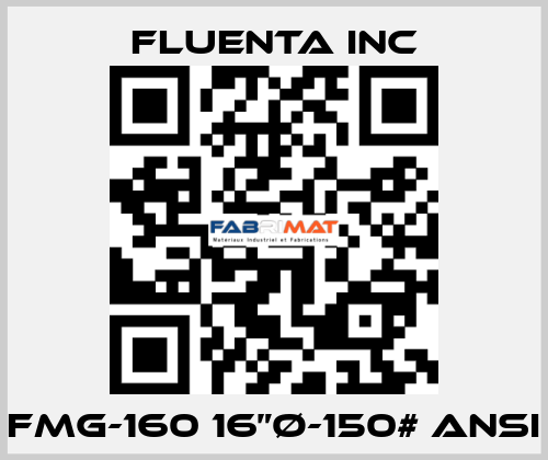 FMG-160 16”Ø-150# ANSI Fluenta Inc