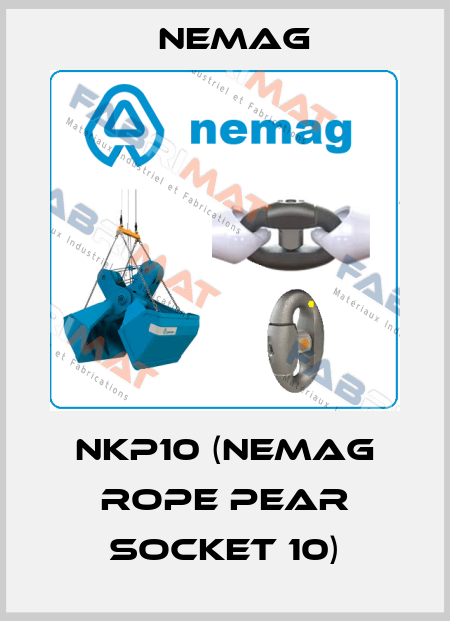 NKP10 (Nemag Rope Pear Socket 10) NEMAG