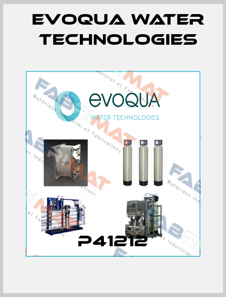 P41212 Evoqua Water Technologies