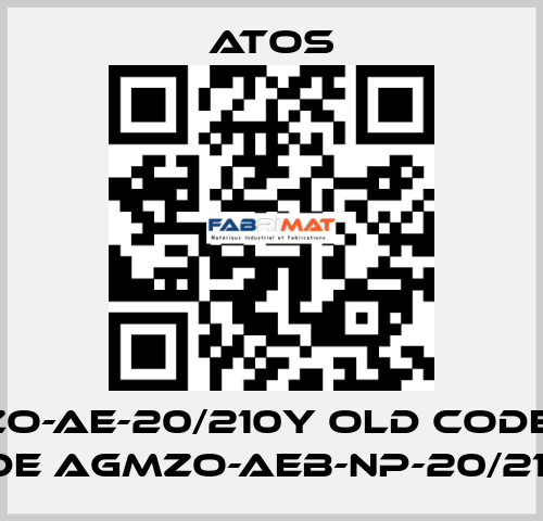 AGMZO-AE-20/210Y old code, new code AGMZO-AEB-NP-20/210/Y Atos