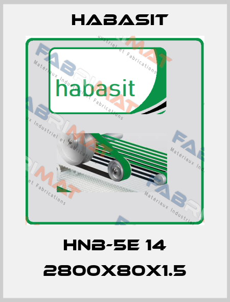 HNB-5E 14 2800X80X1.5 Habasit