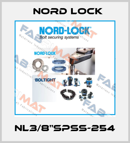 NL3/8"spss-254 Nord Lock