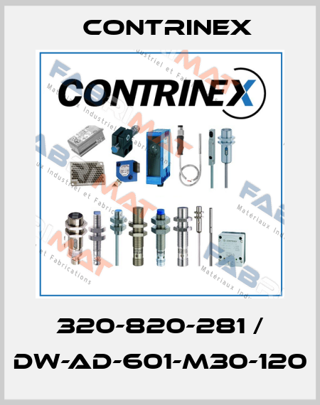320-820-281 / DW-AD-601-M30-120 Contrinex
