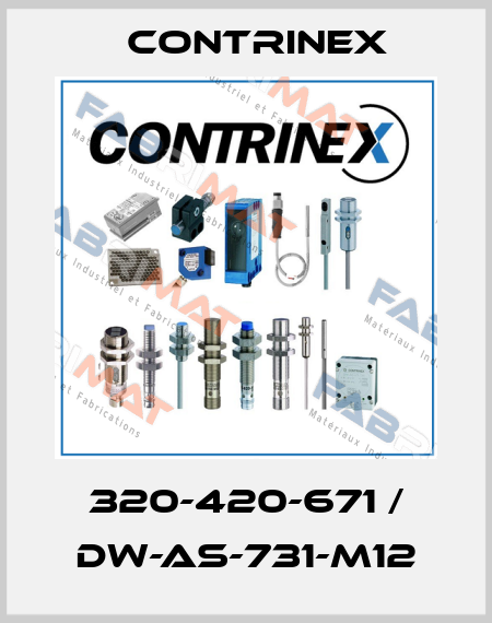 320-420-671 / DW-AS-731-M12 Contrinex