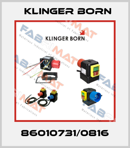 86010731/0816 Klinger Born