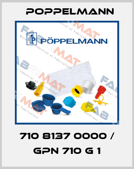 710 8137 0000 / GPN 710 G 1 Poppelmann