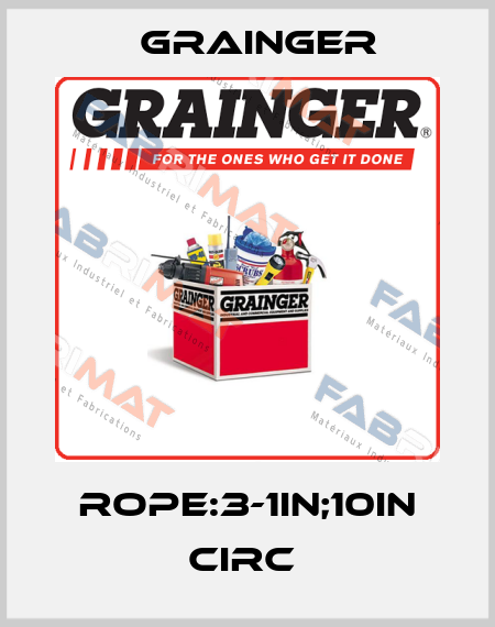ROPE:3-1IN;10IN CIRC  Grainger