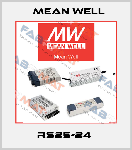 RS25-24  Mean Well