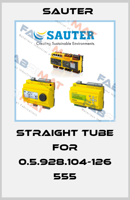 Straight tube for 0.5.928.104-126 555 Sauter