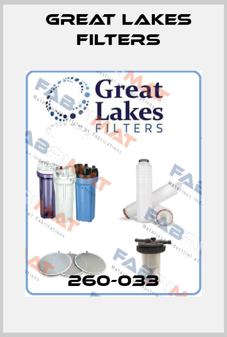 260-033 Great Lakes Filters