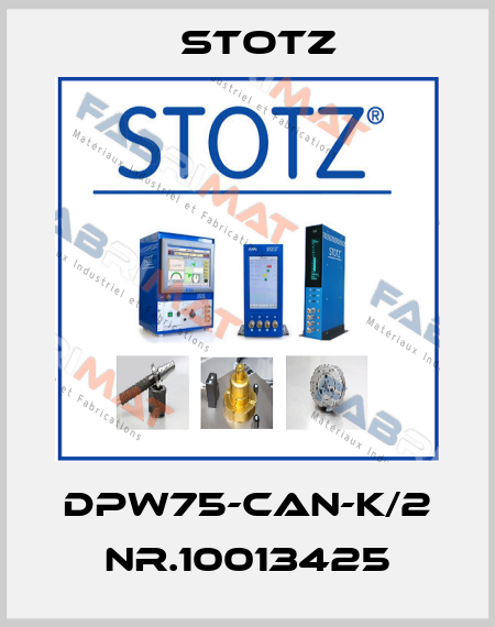 DPW75-CAN-K/2 Nr.10013425 Stotz