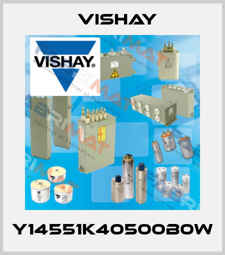 Y14551K40500B0W Vishay