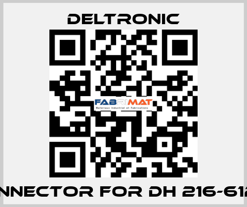 connector for DH 216-612-R Deltronic