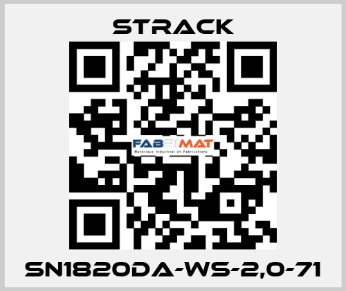 SN1820DA-WS-2,0-71 Strack