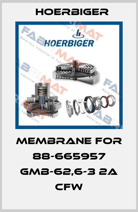 Membrane for 88-665957 GMB-62,6-3 2A CFW Hoerbiger