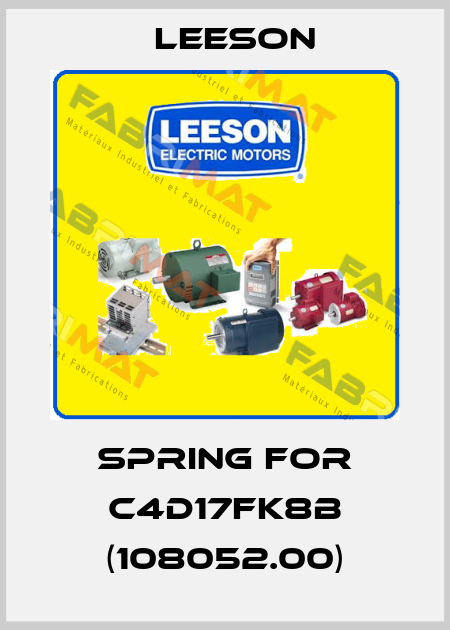 spring for C4D17FK8B (108052.00) Leeson