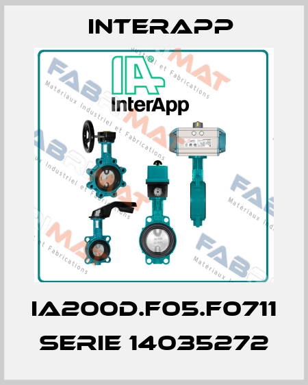 IA200D.F05.F0711 Serie 14035272 InterApp