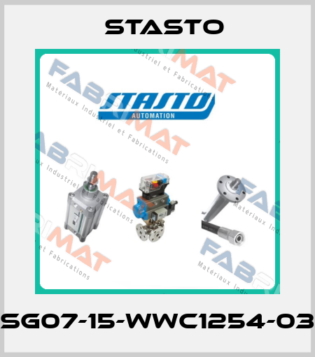 SG07-15-WWC1254-03 STASTO