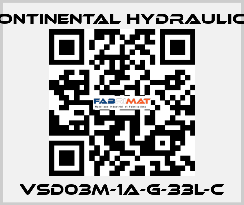 VSD03M-1A-G-33L-C Continental Hydraulics