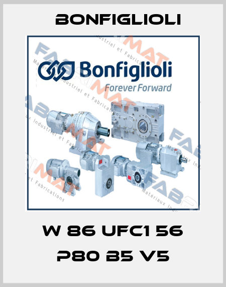 W 86 UFC1 56 P80 B5 V5 Bonfiglioli