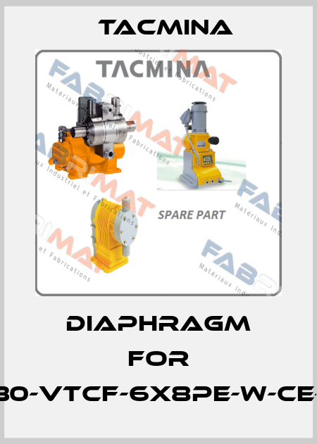 Diaphragm for PW-30-VTCF-6X8PE-W-CE-EUP Tacmina