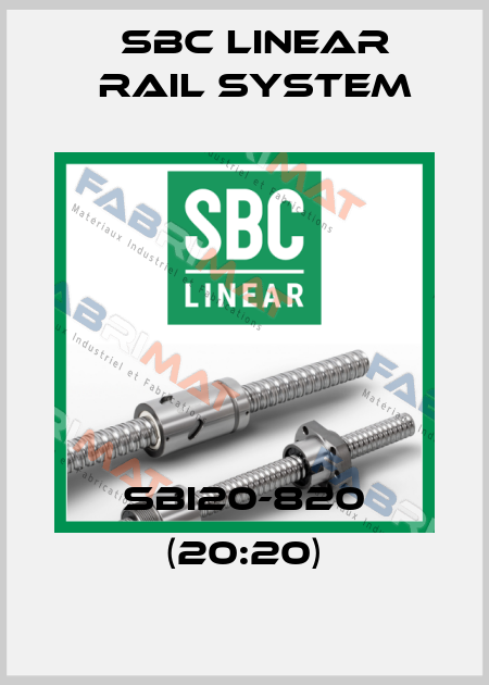 SBI20-820 (20:20) SBC Linear Rail System