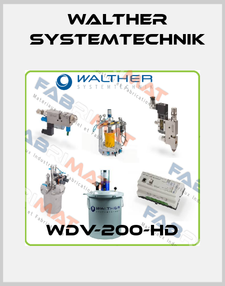 WDV-200-HD Walther Systemtechnik