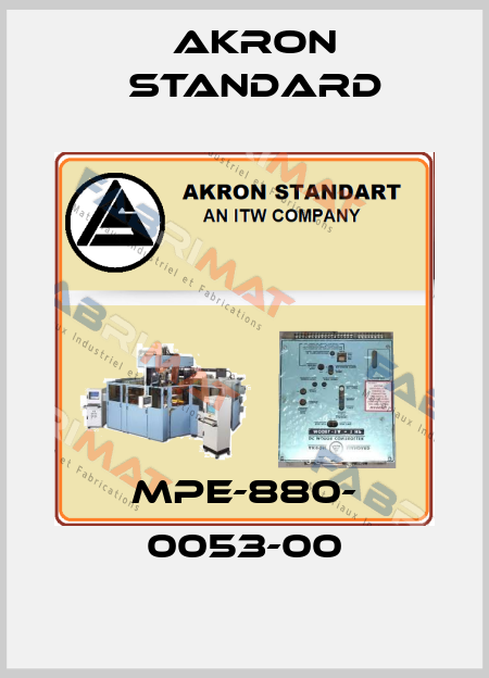 MPE-880- 0053-00 AKRON STANDARD