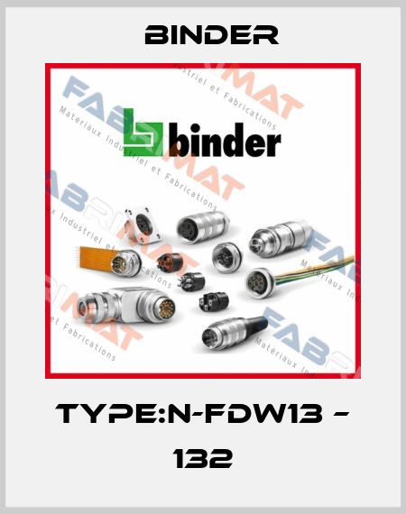 Type:N-FDW13 – 132 Binder