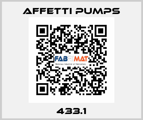 433.1 Affetti pumps