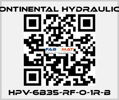 HPV-6B35-RF-O-1R-B Continental Hydraulics