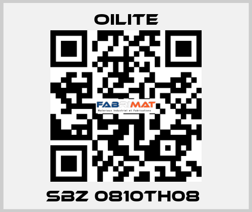 SBZ 0810TH08  Oilite