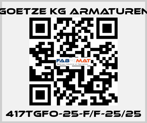 417tGFO-25-f/f-25/25 Goetze KG Armaturen