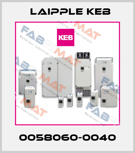 0058060-0040 LAIPPLE KEB