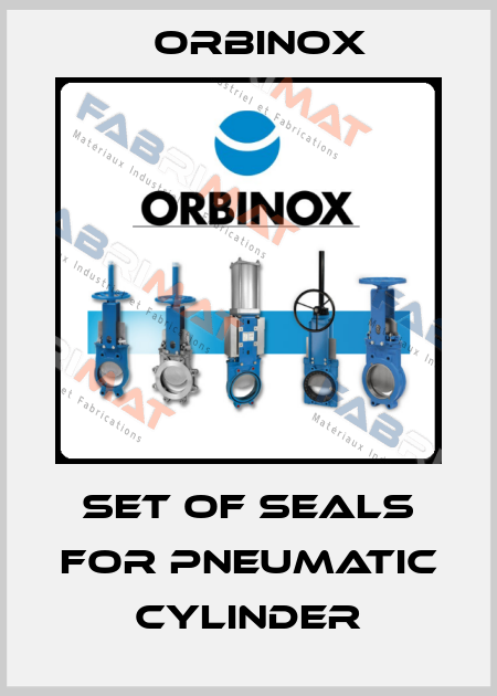 Set of seals for pneumatic cylinder Orbinox