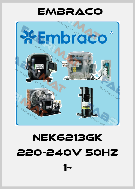 NEK6213GK 220-240V 50Hz 1~ Embraco
