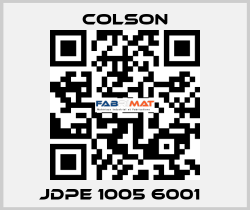 JDPE 1005 6001   Colson