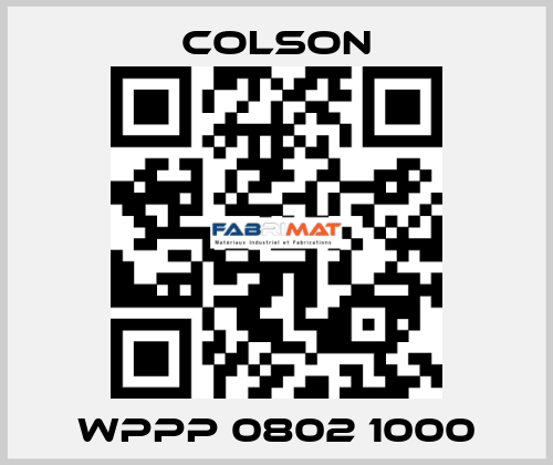 WPPP 0802 1000 Colson