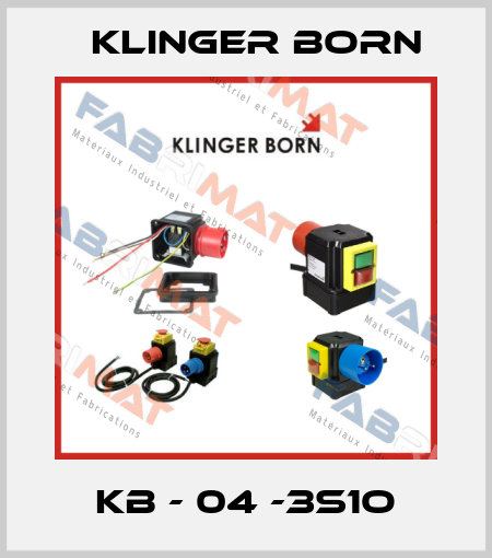 KB - 04 -3S1O Klinger Born