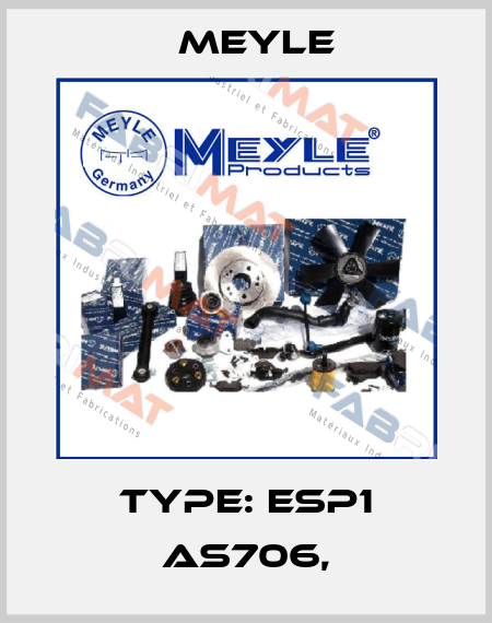 Type: ESP1 AS706, Meyle