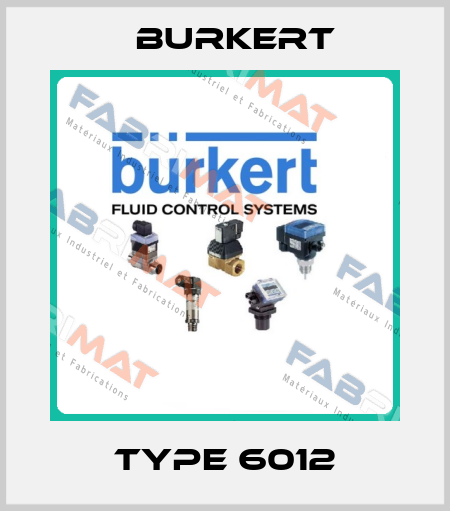 TYPE 6012 Burkert