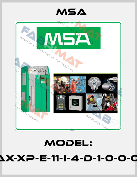 Model: A-ULTIMAX-XP-E-11-I-4-D-1-0-0-0-0-1-0-CB Msa