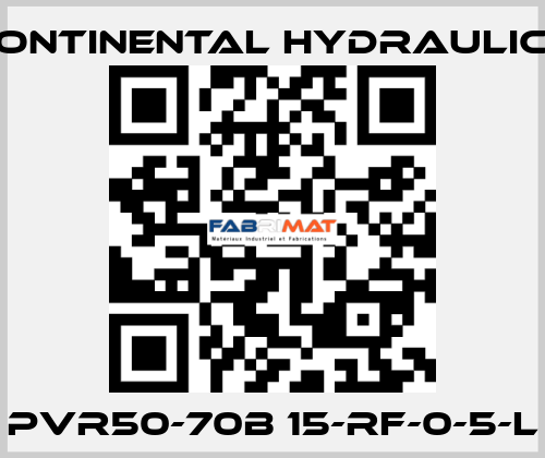PVR50-70B 15-RF-0-5-L Continental Hydraulics